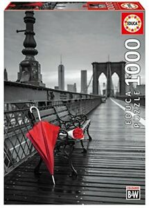Red Umbrella - Brooklyn Bridge, 1000 brikker - Nordisk Spil