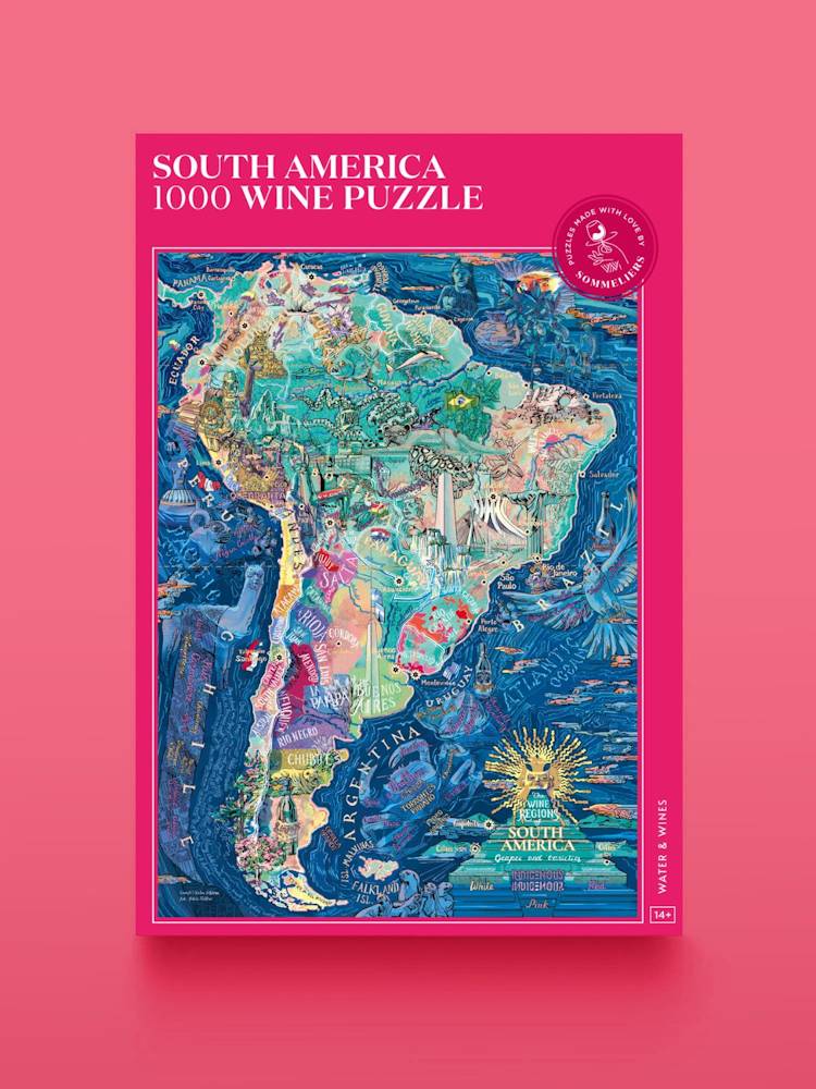 Sydamerika: Vin - 1000 brikker - Nordisk Spil