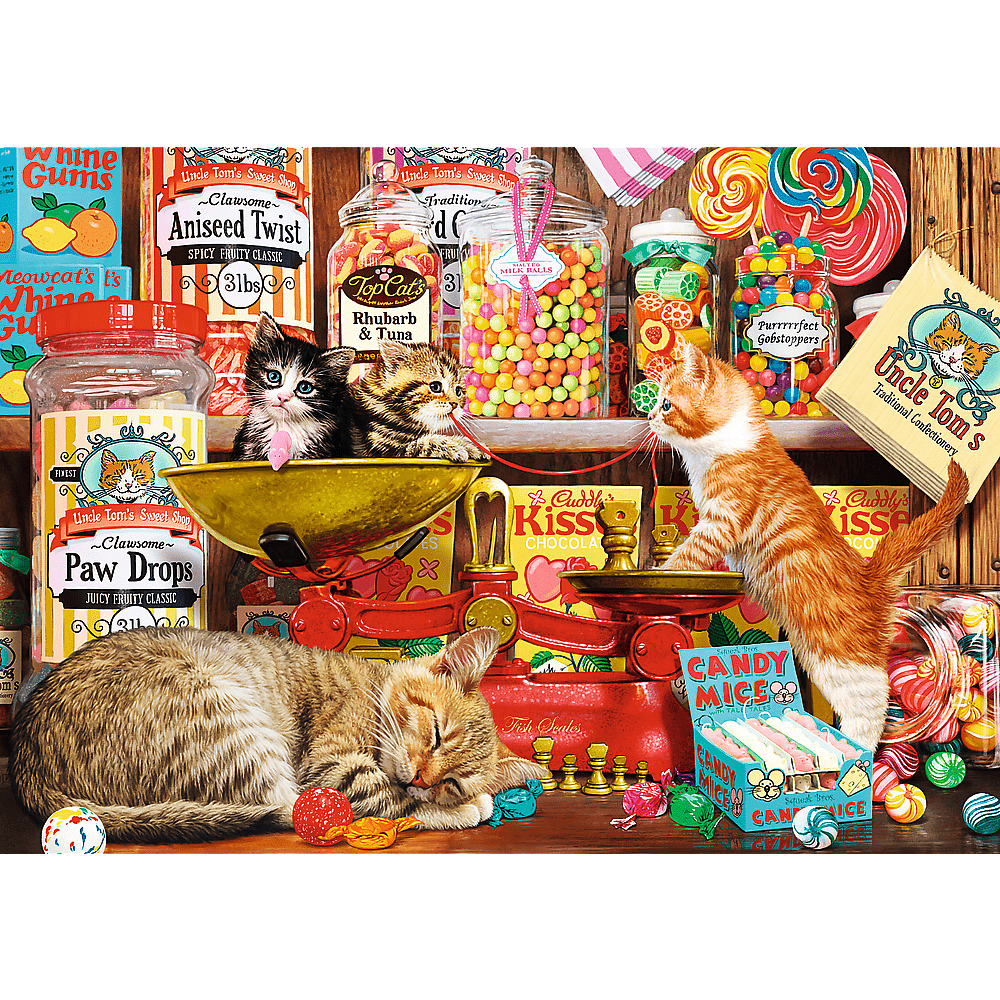 Cat&39;s sweets - 1000 Brikker - Nordisk Spil