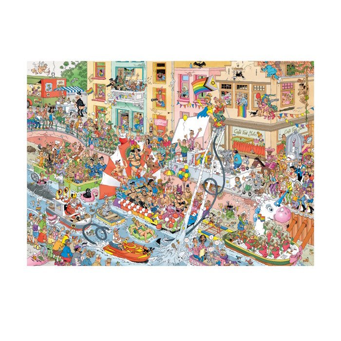 Jan van Haasteren: Farverig parade - 1000 brikker - Nordisk Spil