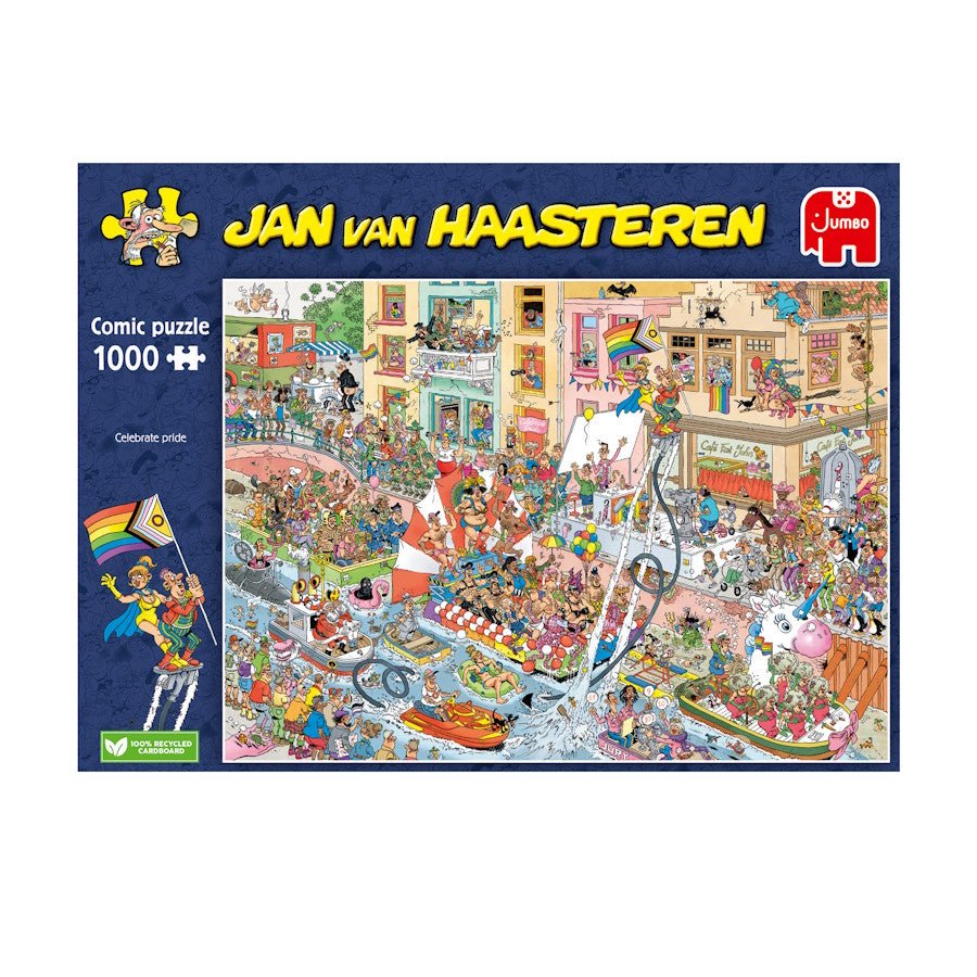 Jan van Haasteren: Farverig parade - 1000 brikker - Nordisk Spil