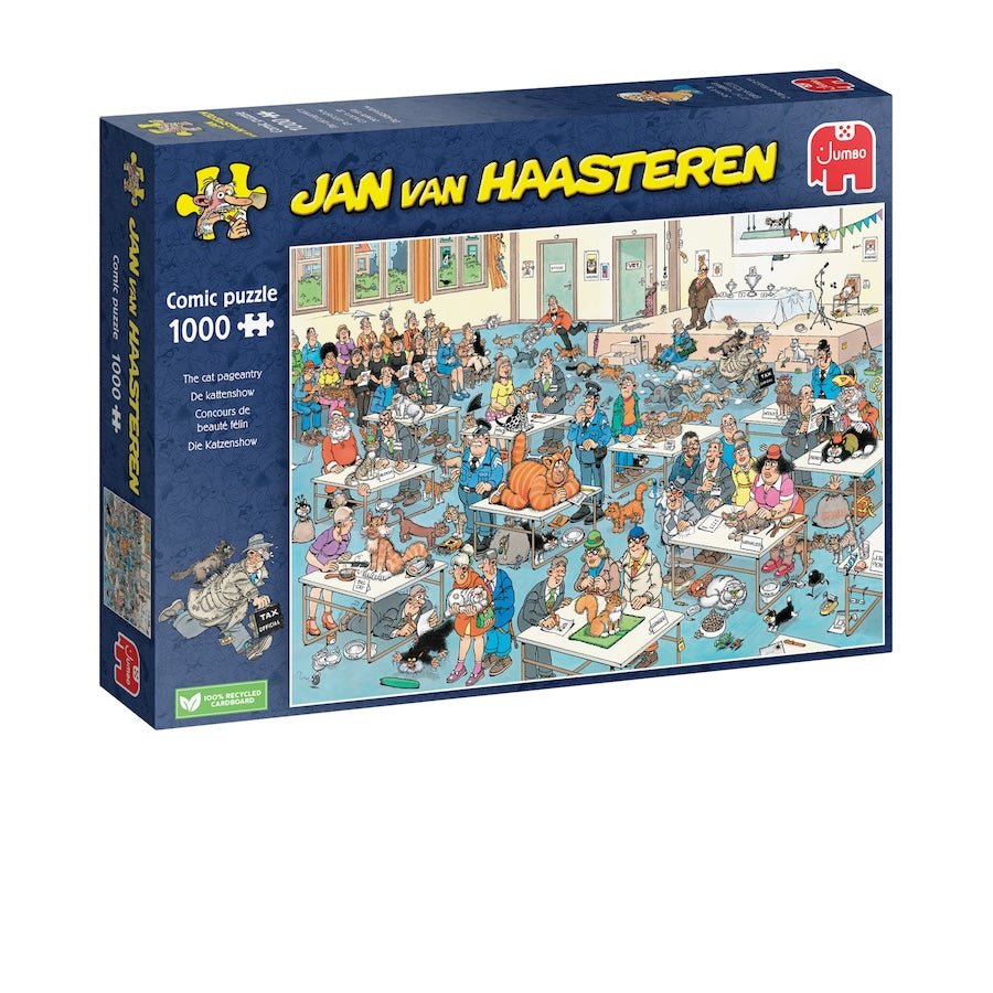 Jan van Haasteren: Katteudstillingen - 1000 brikker - Nordisk Spil