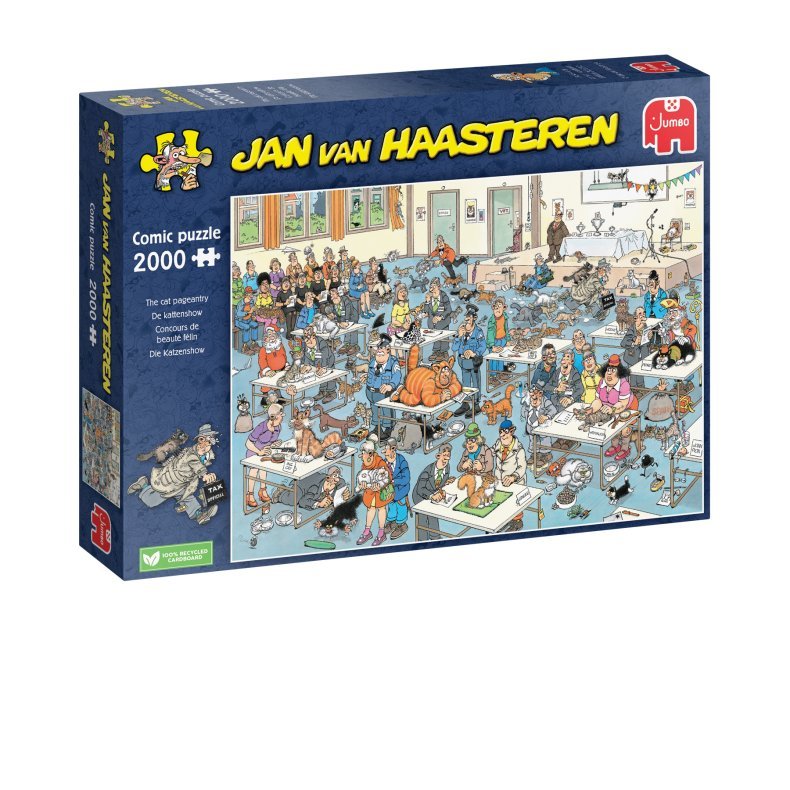 Jan van Haasteren: Katteshow - 2000 Brikker - Nordisk Spil