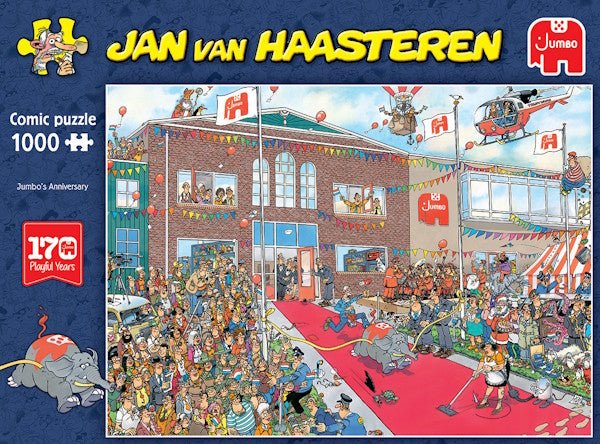 Jan van Haasteren: 170 år med Jumbo - 1000 brikker - Nordisk Spil