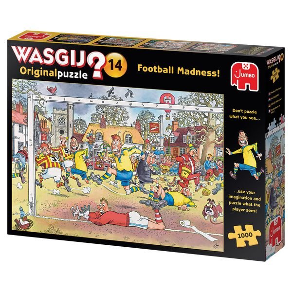Original 14: Fodbold tosserier - 1000 brikker - Nordisk Spil