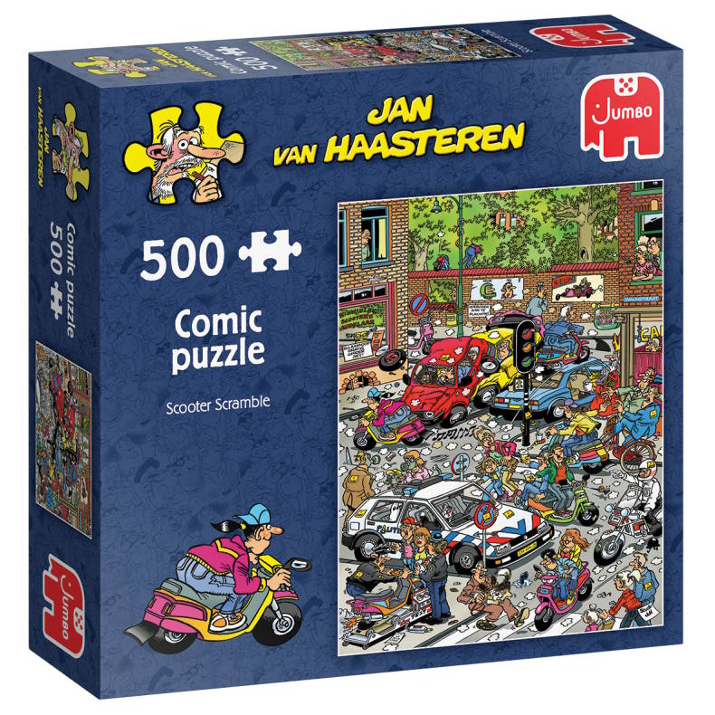 Jan van Haasteren: Trafik kaos - 500 brikker - Nordisk Spil
