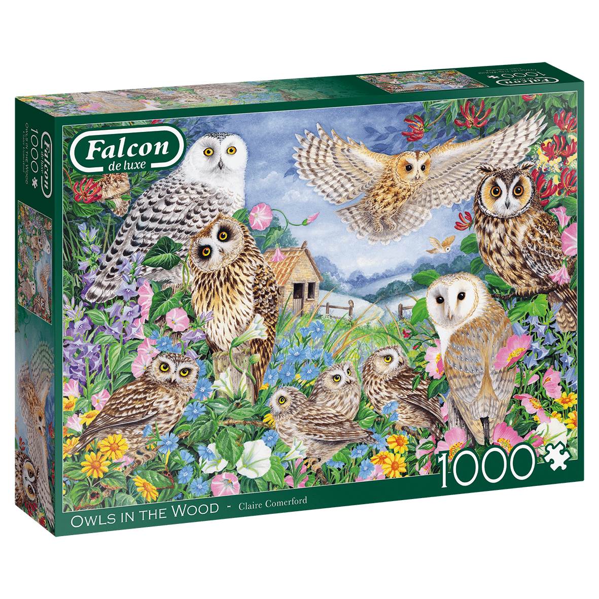 Owls in the Wood - 1000 Brikker - Nordisk Spil