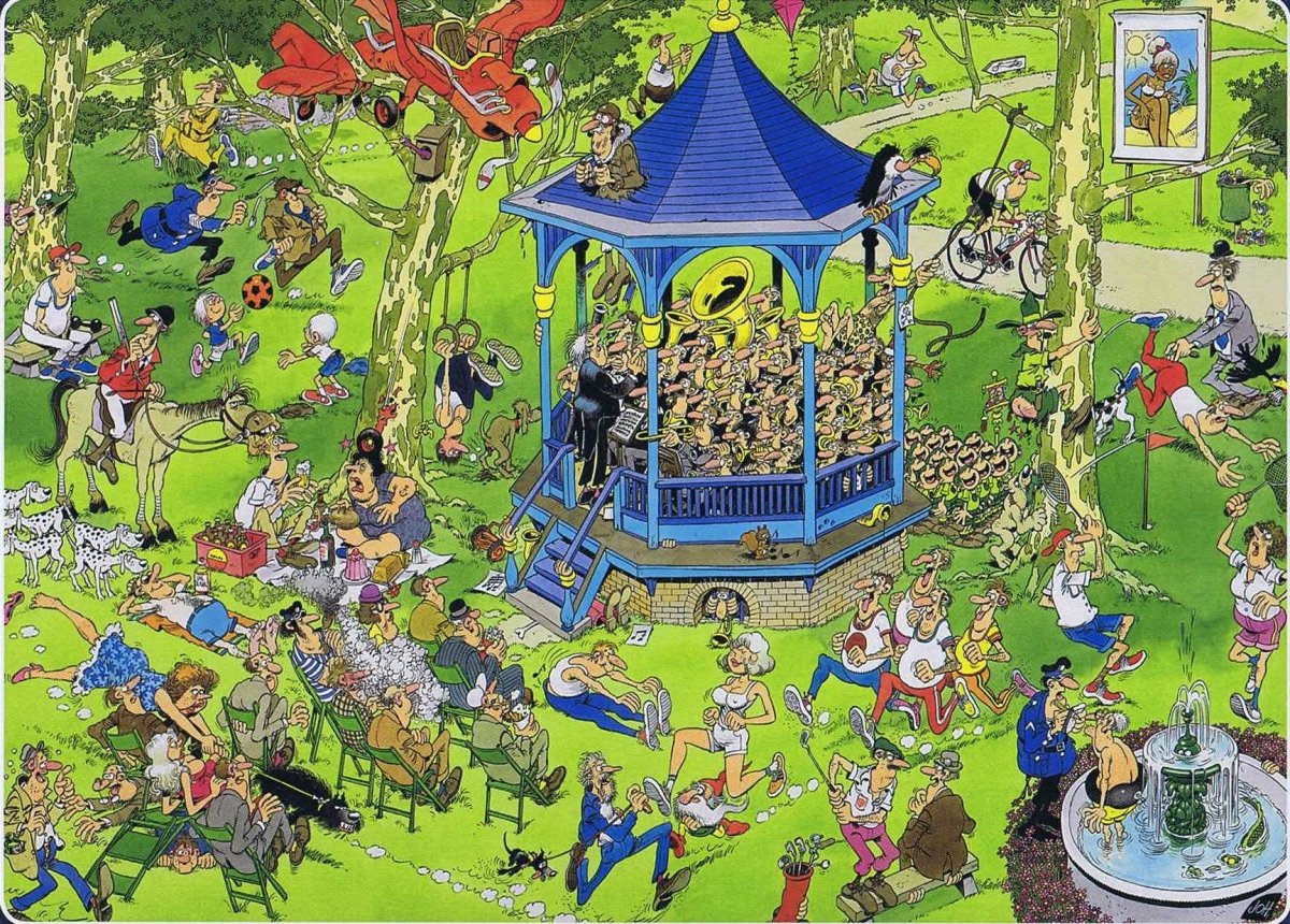 The Bandstand, 1500 brikker - Nordisk Spil