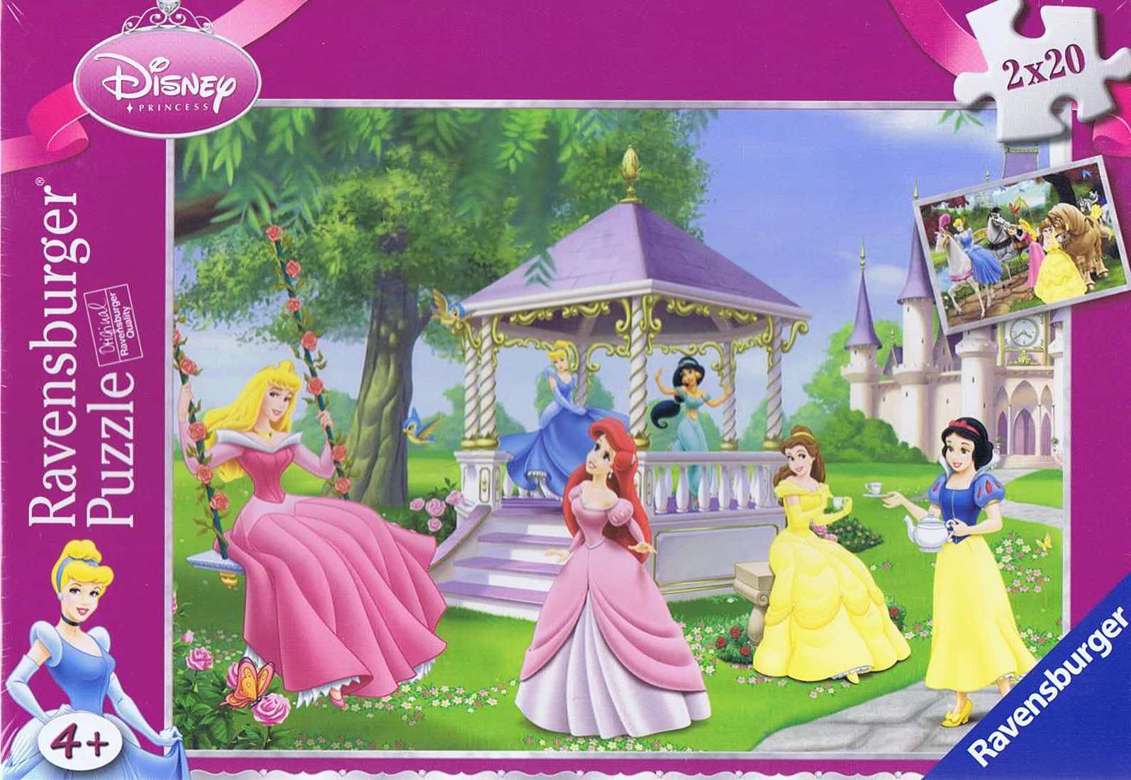 Disney Enchanting Princesses - 2x20 brikker - Nordisk Spil