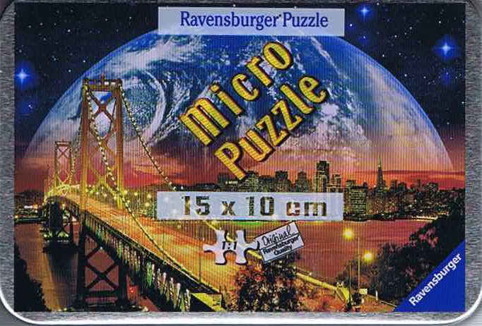 Glowing Planet over San Francisco, Micro puzzle - Nordisk Spil