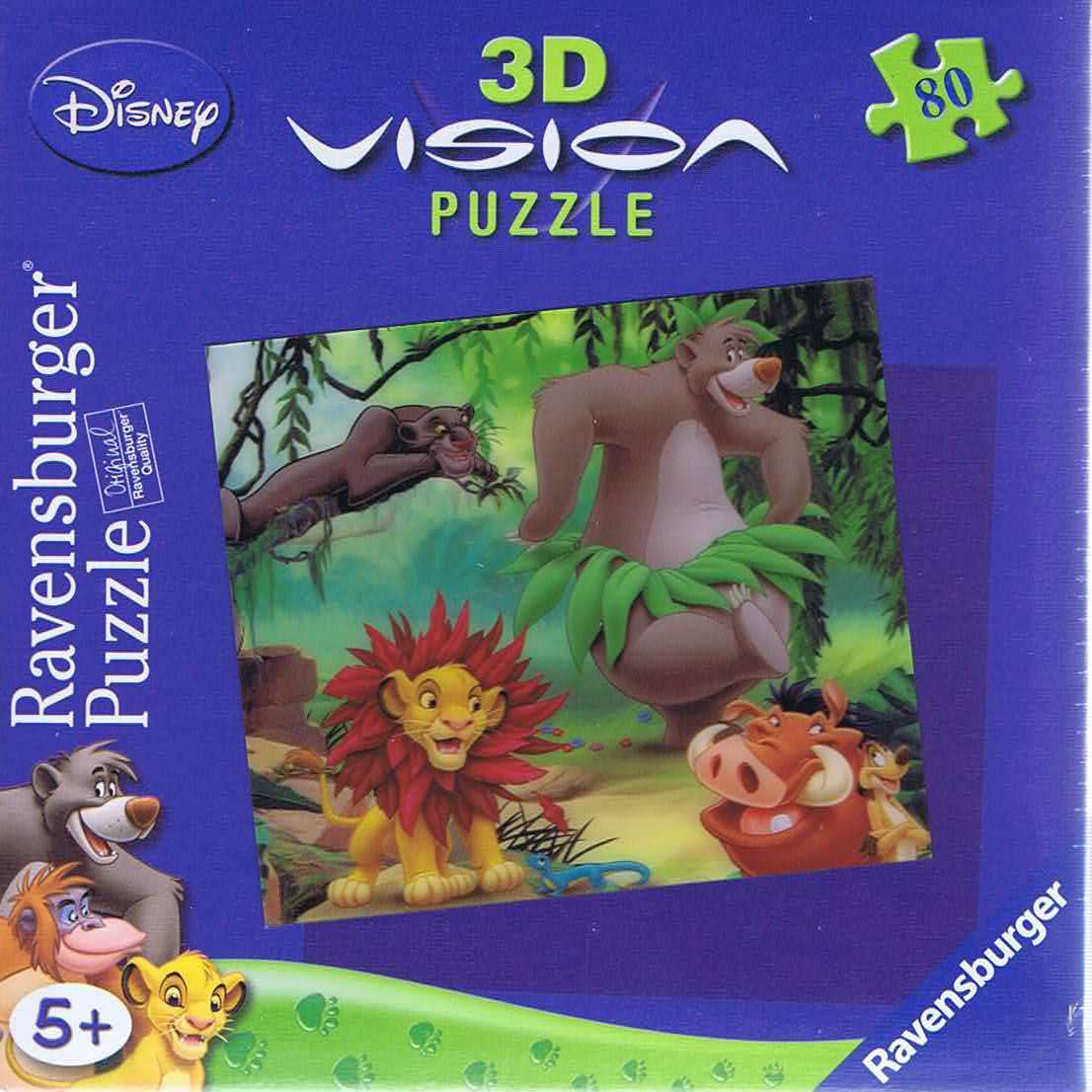 In the Jungle, 3D - 80 brikker - Nordisk Spil