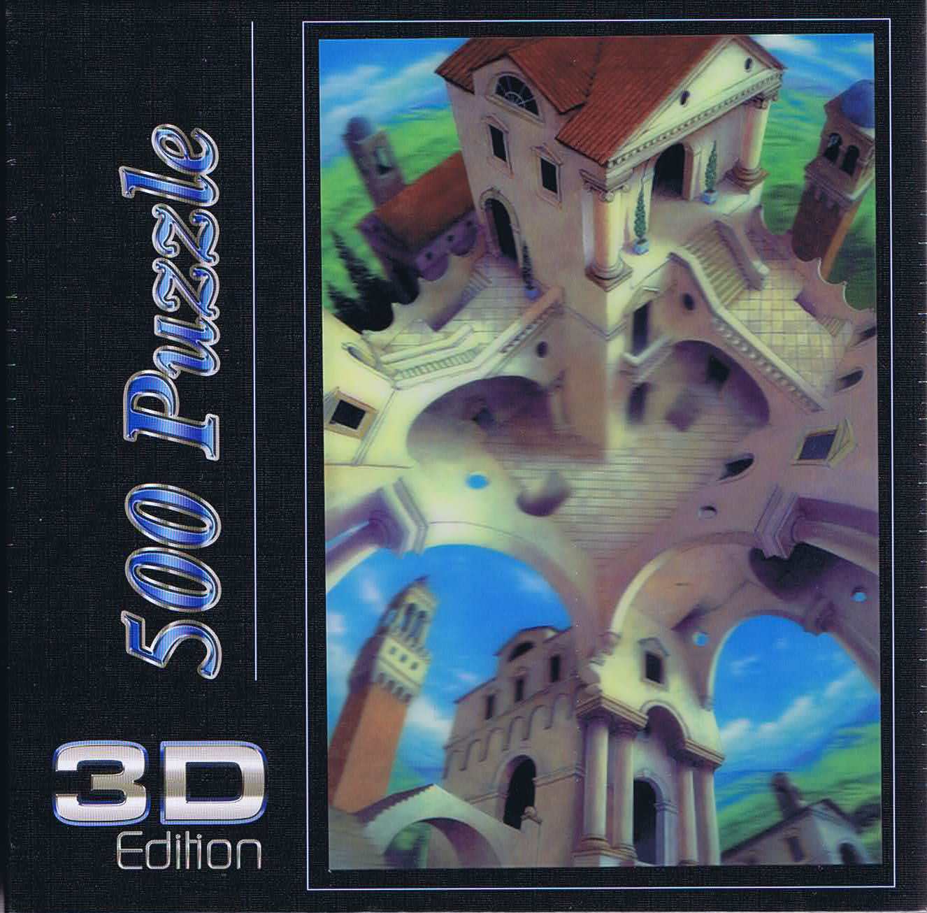 Burg, 3D - 500 brikker - Nordisk Spil