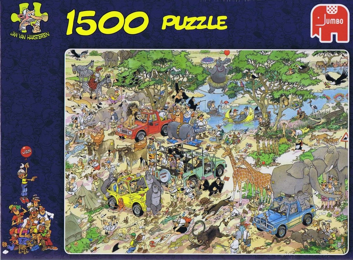 Safari - 1500 brikker - Nordisk Spil