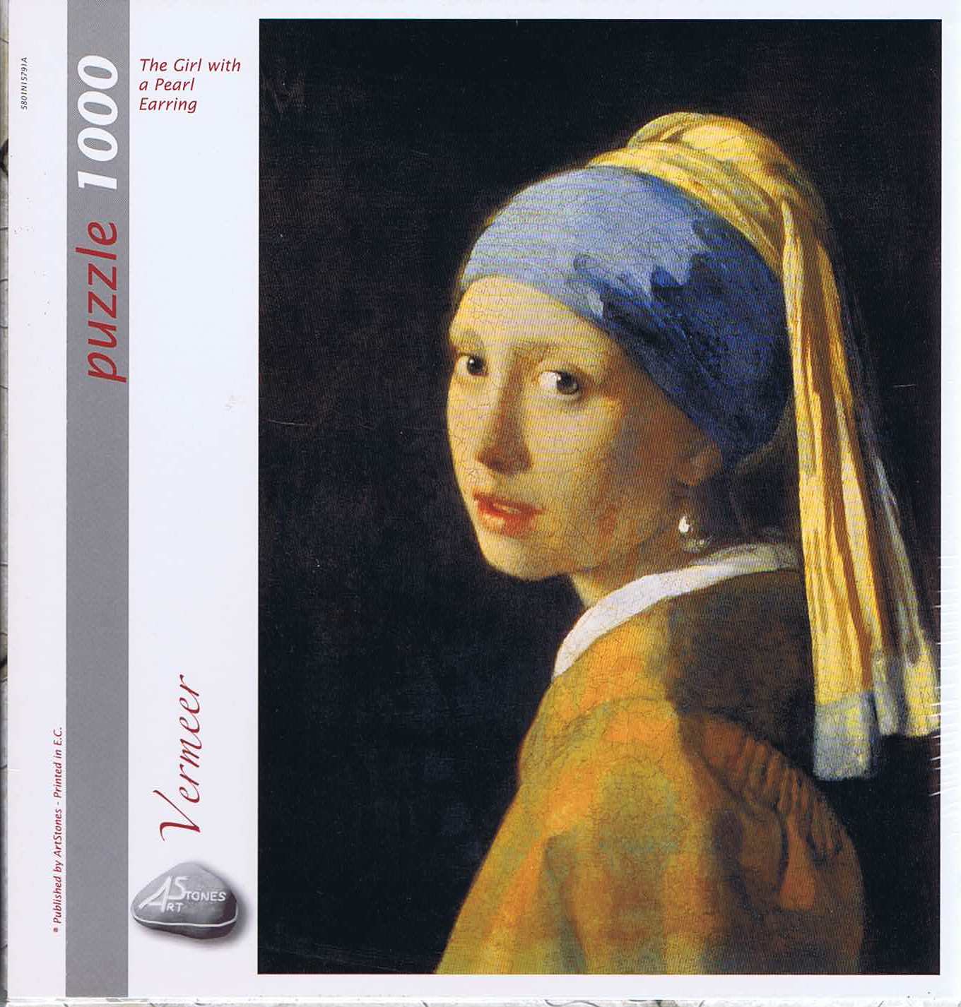 The girl with a Pearl Earring - 1000 brikker - Nordisk Spil