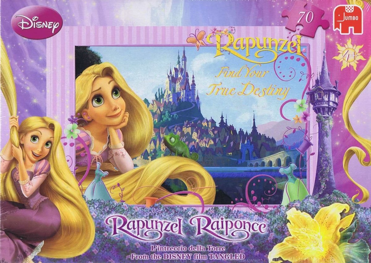 Disney Rapunzel A - 70 brikker - Nordisk Spil