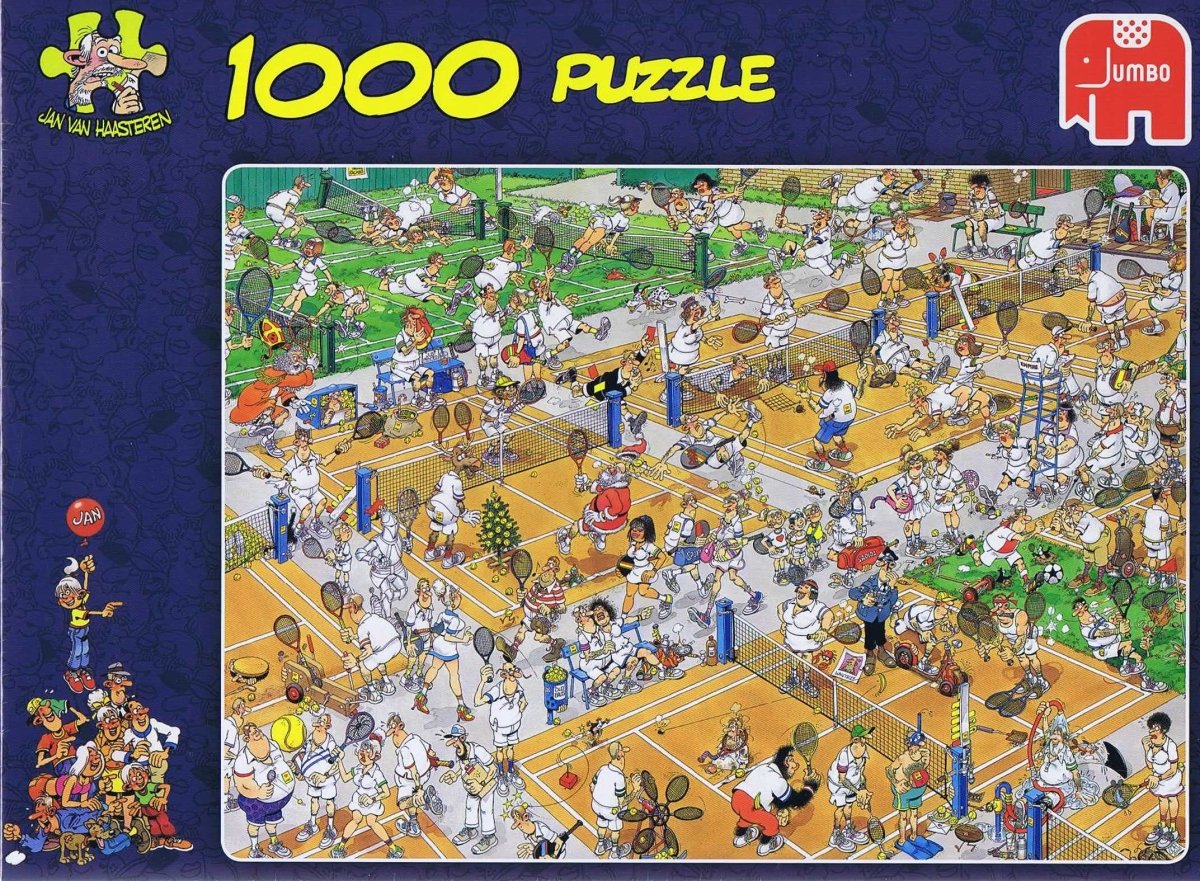 The Tennis Court - 1000 brikker - Nordisk Spil