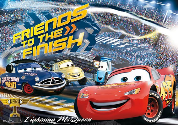 Cars, puzzletube - 50 brikker - Nordisk Spil