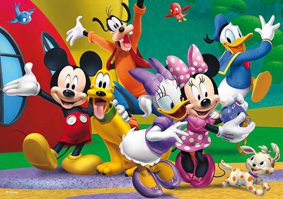 Disney Mickey Mouse clubhouse, puzzletube - 35 brikker - Nordisk Spil