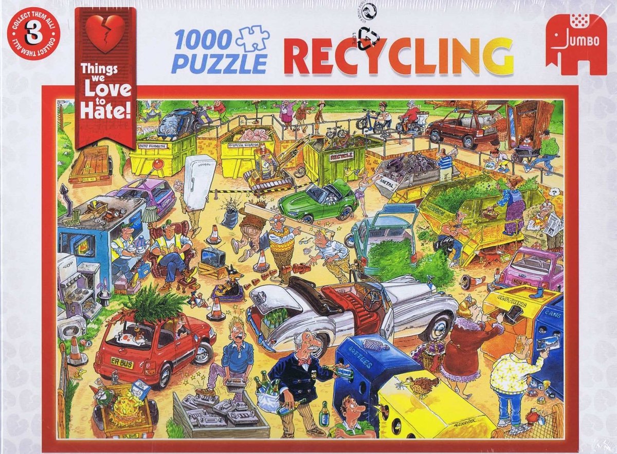 Recycling - 1000 brikker - Nordisk Spil