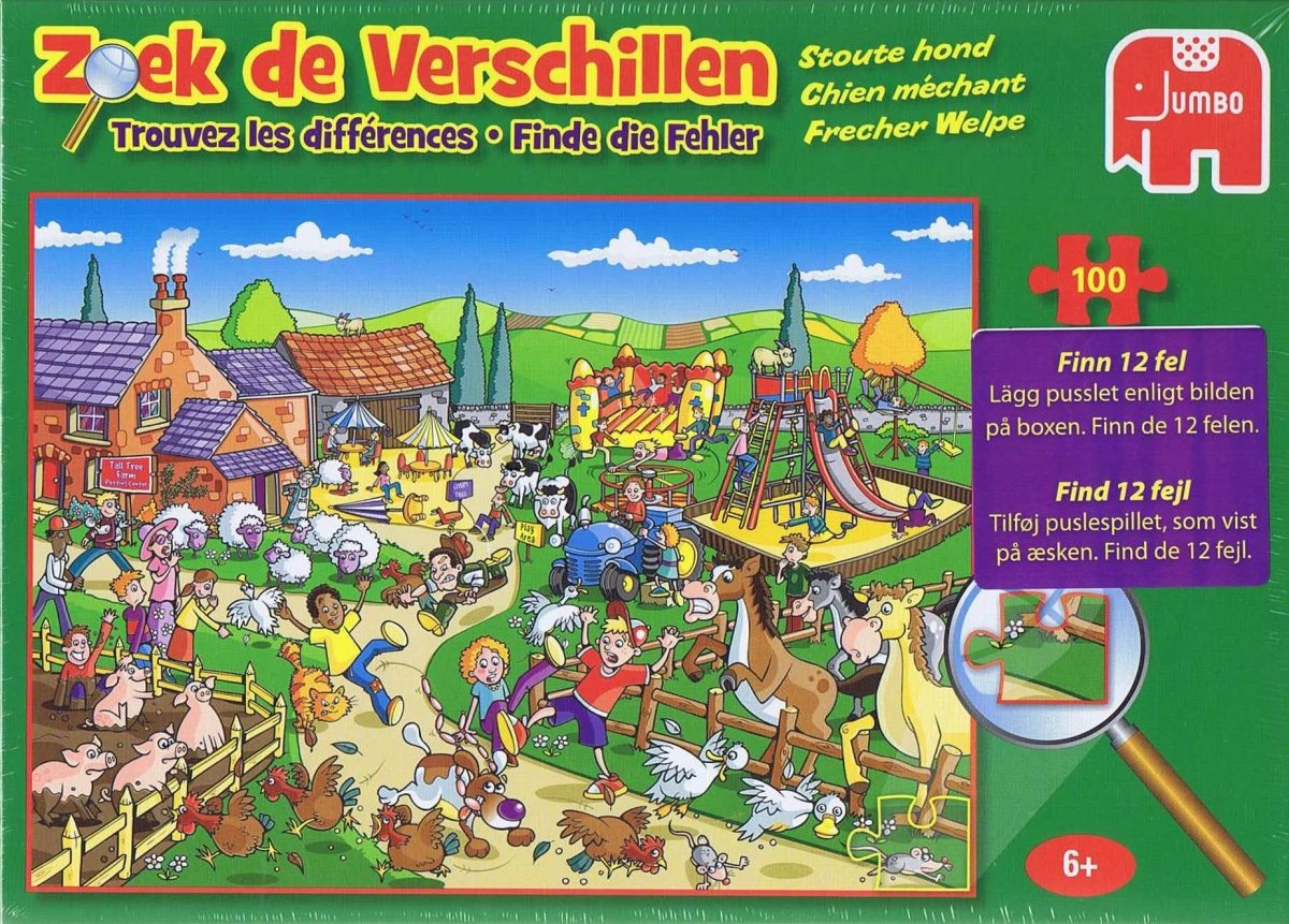Frecher Welpe - 100 brikker - Nordisk Spil