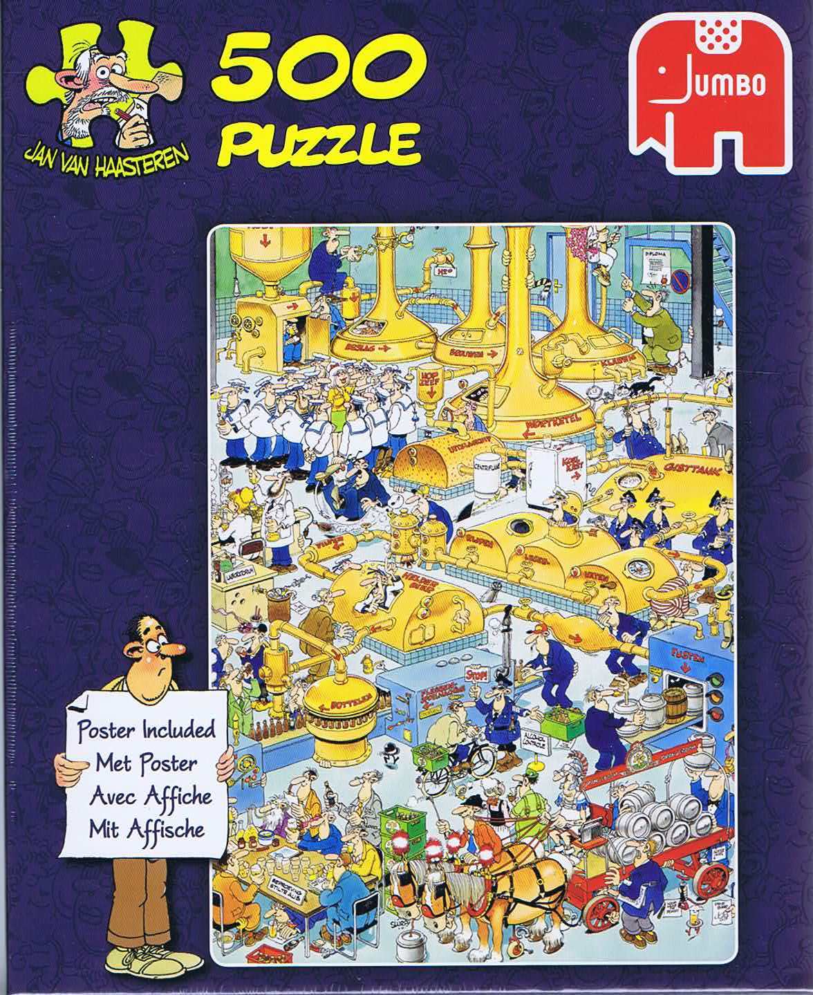 Jan van Haasteren: The Brewery - 500 brikker - Nordisk Spil