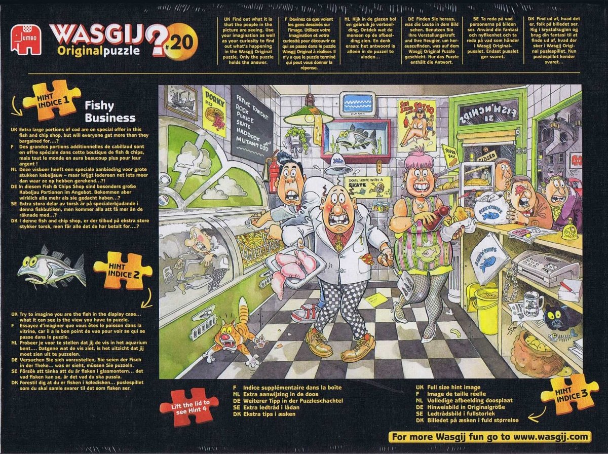 Wasgij? Original 20 Fishy Business - 1000 brikker - Nordisk Spil