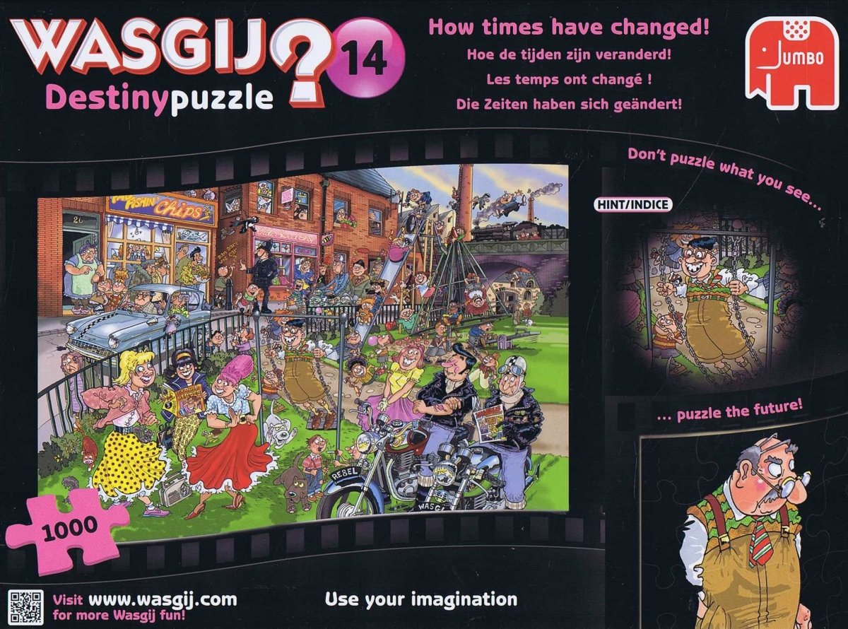 Wasgij? Destiny 14 How Time Has Changed - 1000 brikker - Nordisk Spil