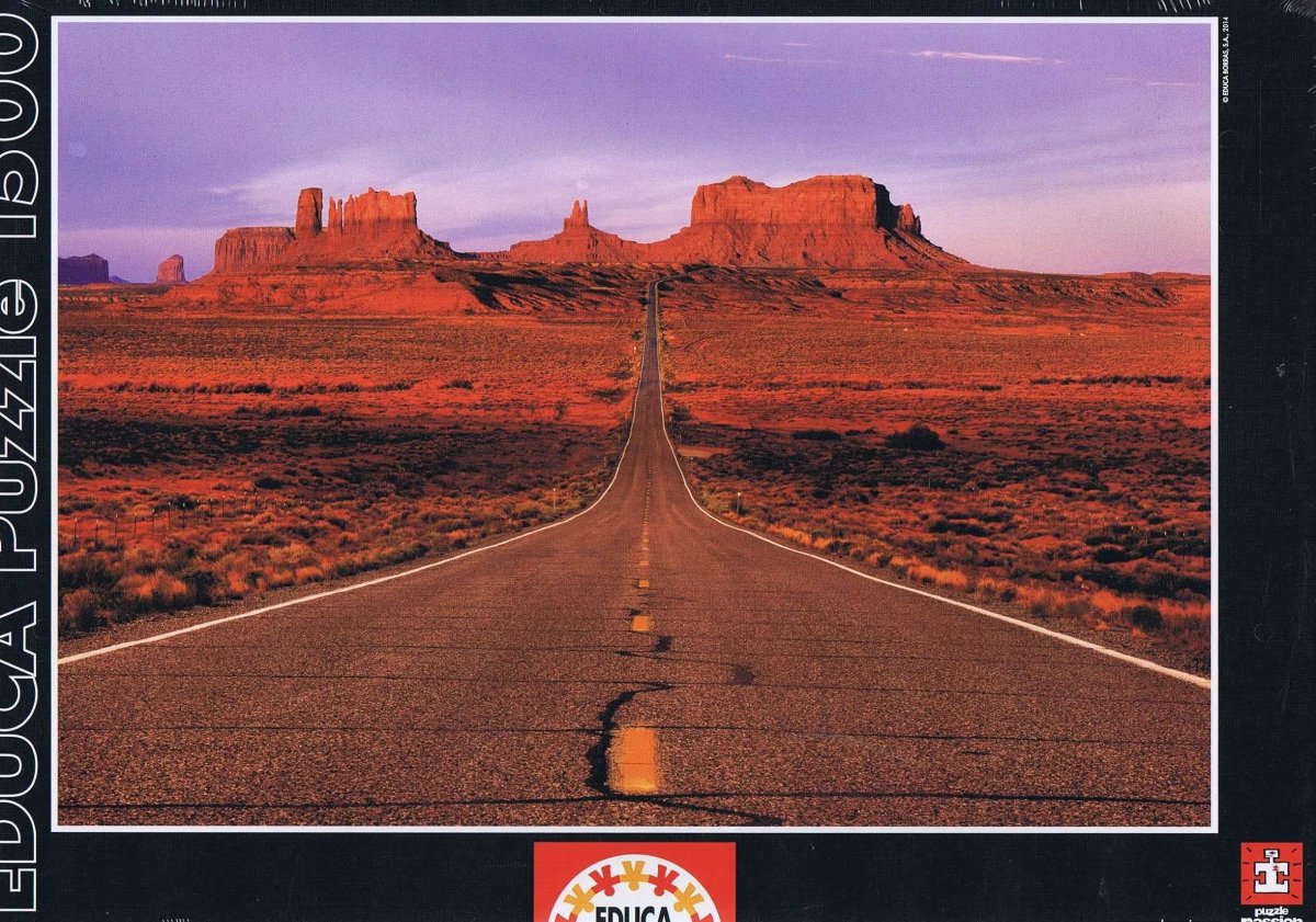Monument Valley Road, 1500 brikker - Nordisk Spil