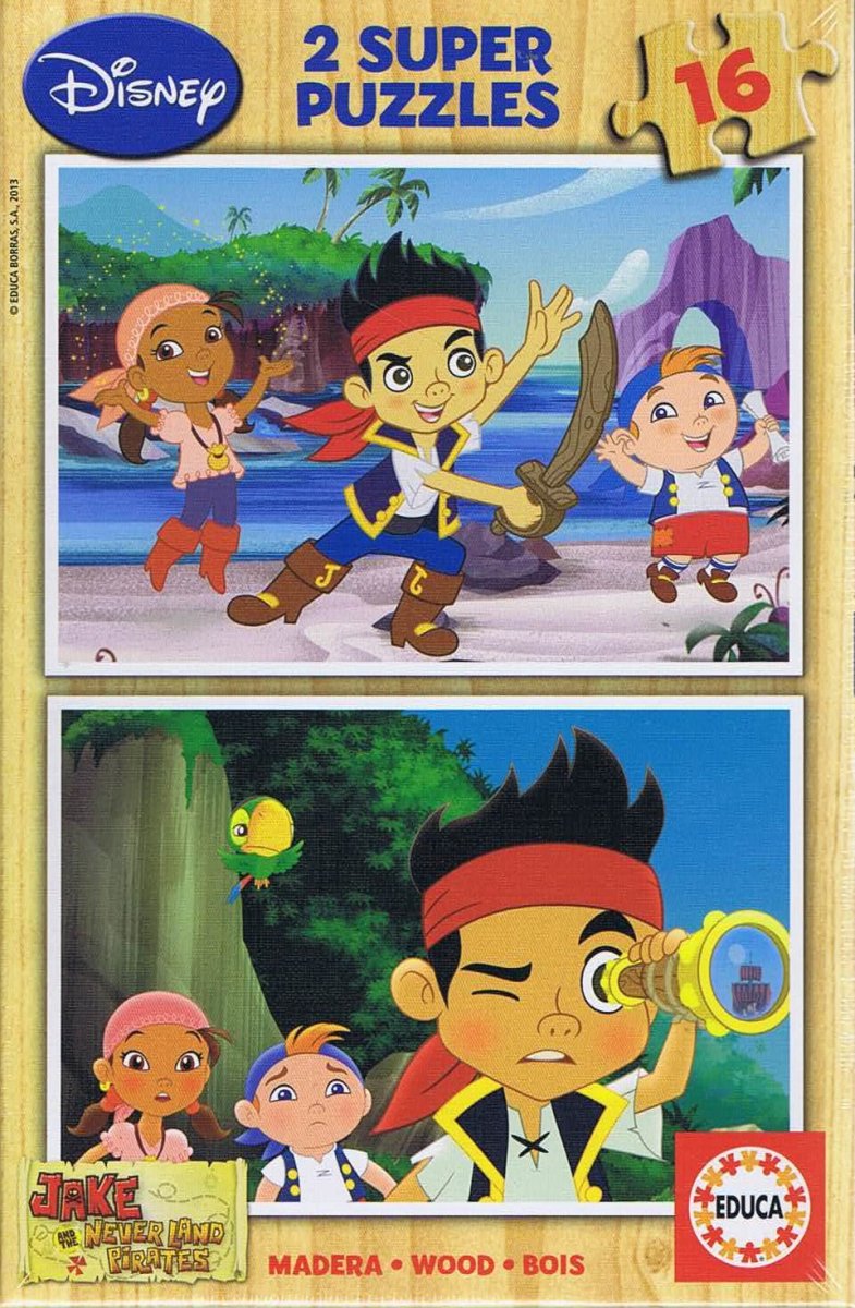 Jake never land pirates - 2x16 brikker - Nordisk Spil