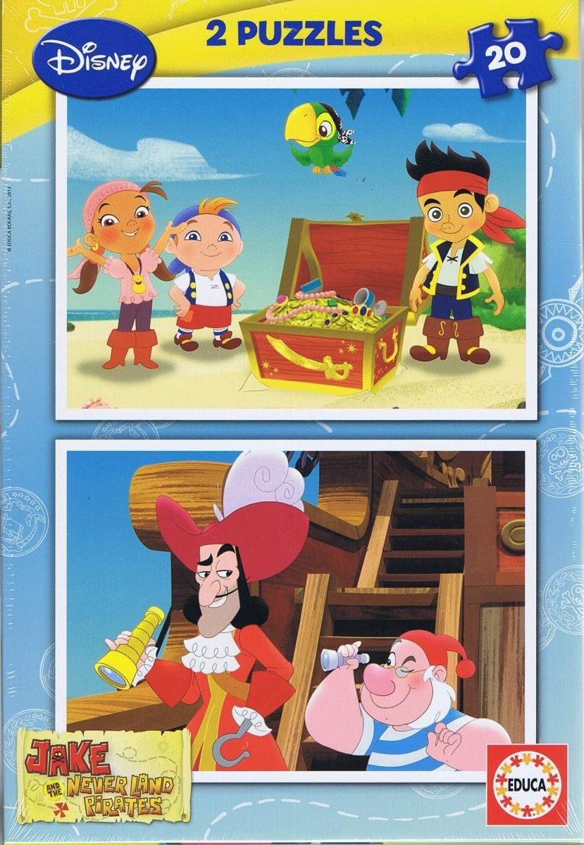 Jake Never Land Pirates - 2x20 brikker - Nordisk Spil