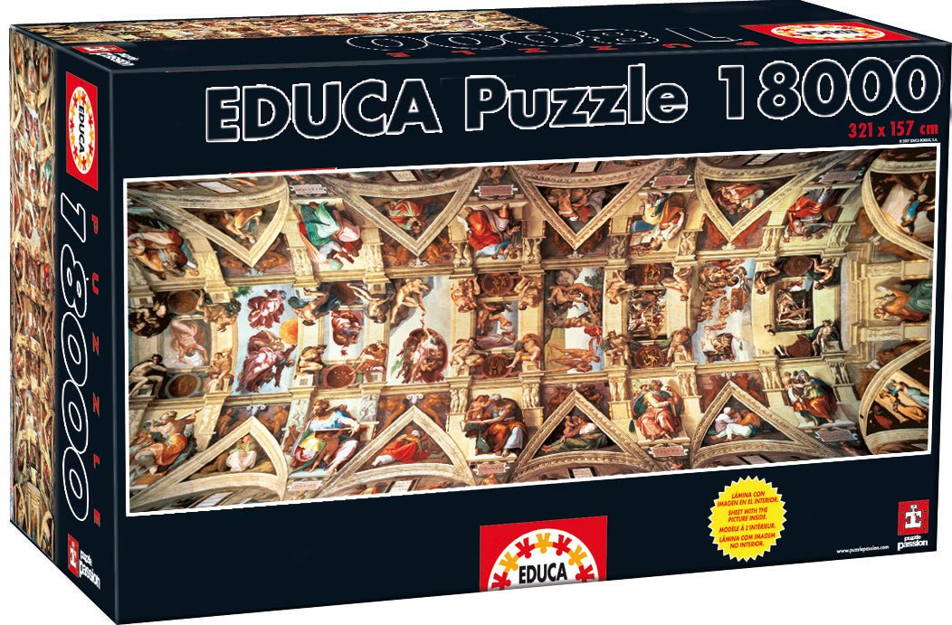 Sistine Chapel, 18000 brikker - Nordisk Spil