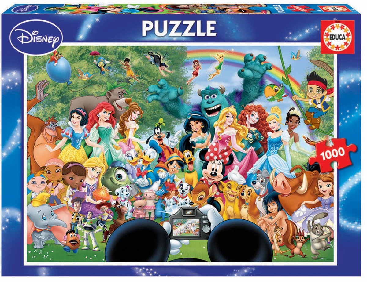 Disneys vidunderlige verden - 1000 brikker - Nordisk Spil