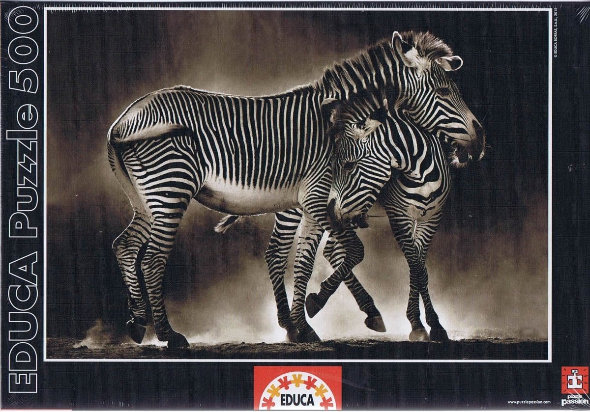 Zebras - 500 brikker - Nordisk Spil