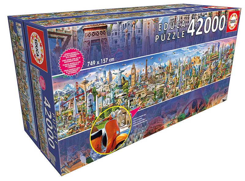 Around the World - 42000 brikker - Nordisk Spil