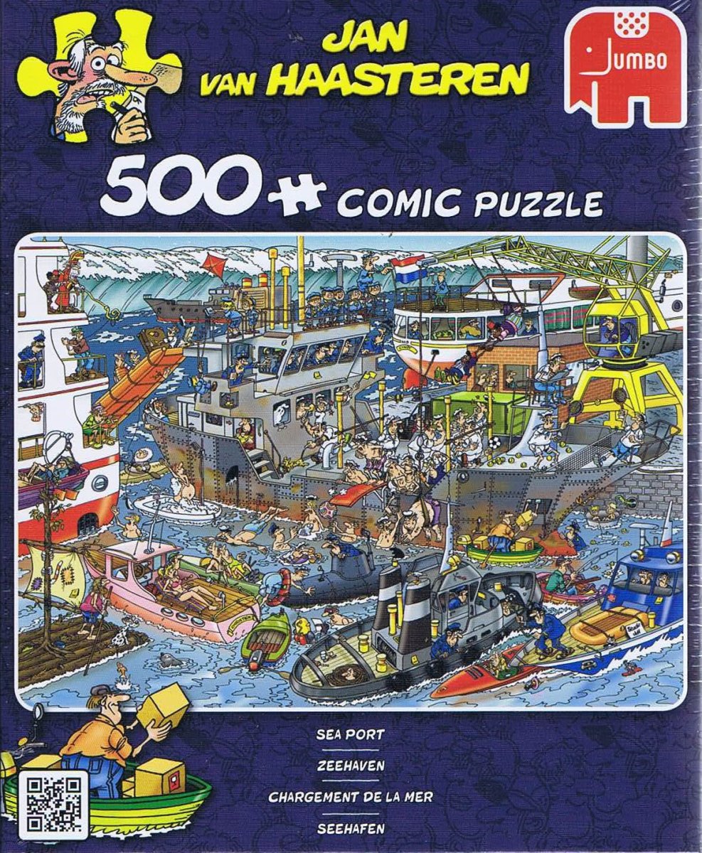 Jan van Haasteren: Sea Port - 500 Brikker - Nordisk Spil