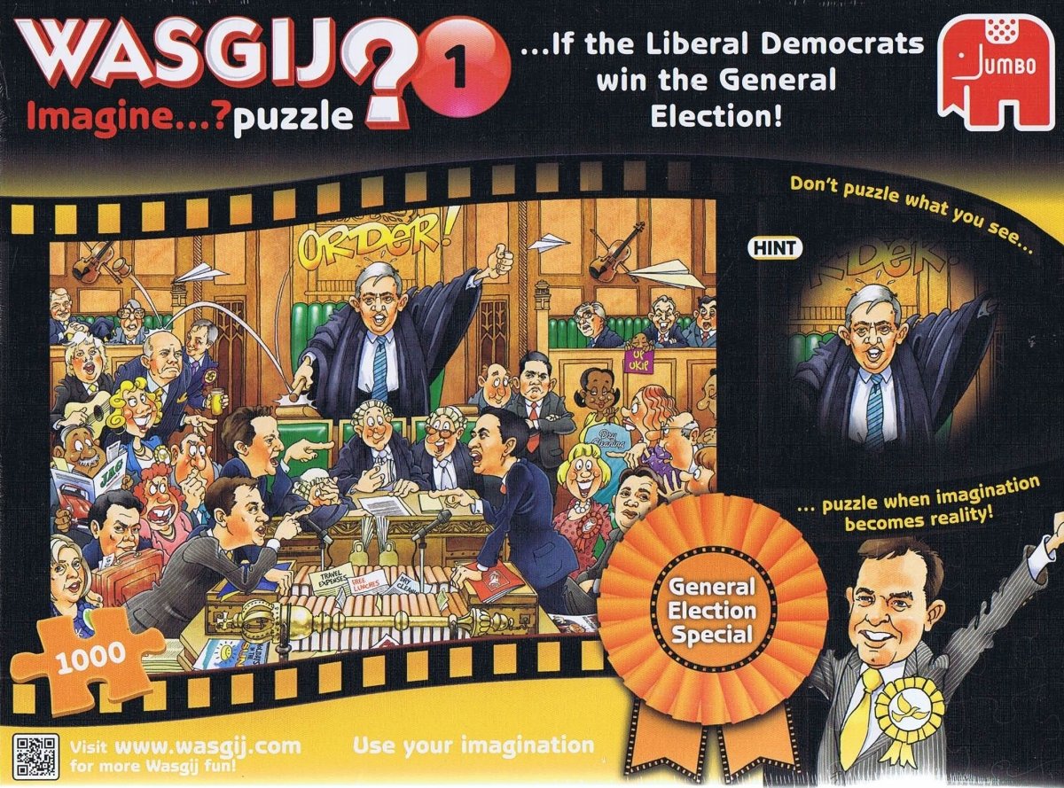 Wasgij? Imagine 1 If the Liberal Win the General Election!, 1000 brikker - Nordisk Spil