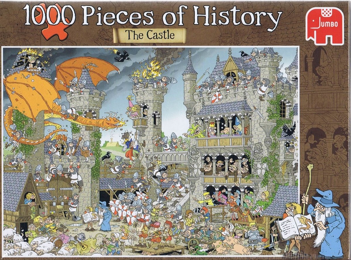 Pieces of History - The Castle - 1000 brikker - Nordisk Spil