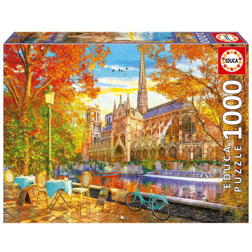 Davison: Paris - Notre Dame om efteråret - 1000 brikker - Nordisk Spil