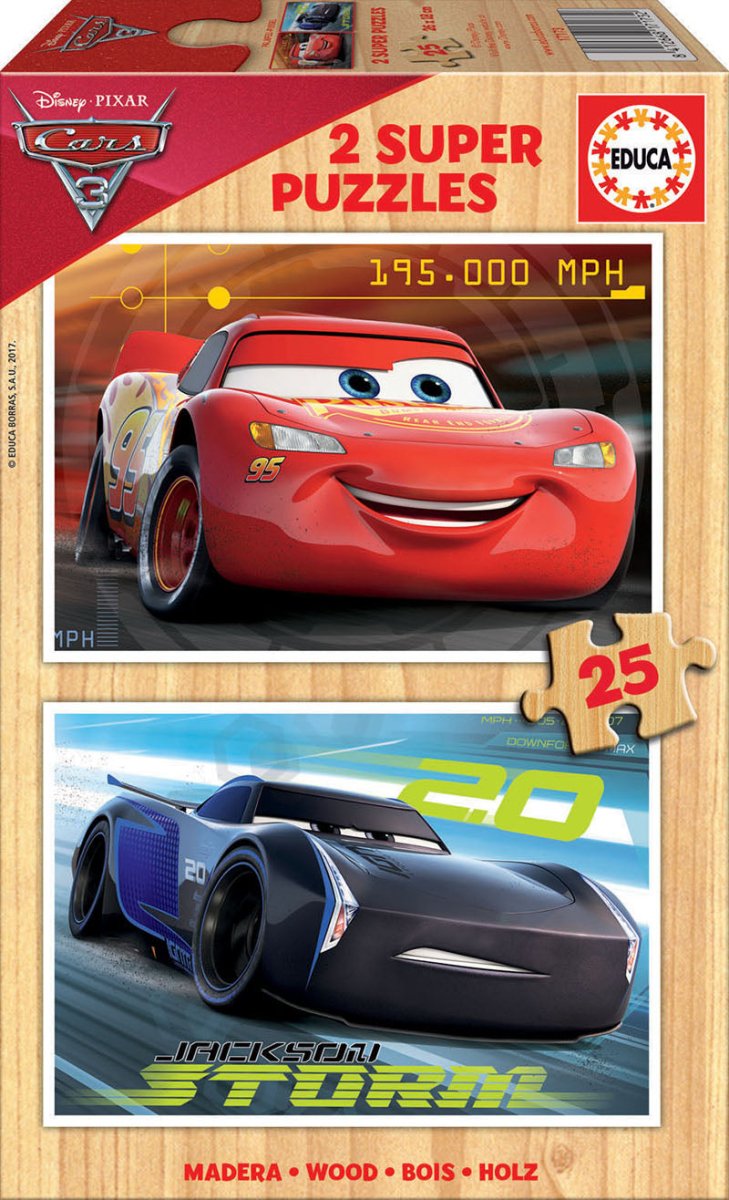 Cars 3 - 2x25 brikker - Nordisk Spil