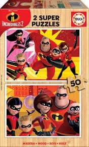 The Incredibles 2 - 2x50 brikker - Nordisk Spil