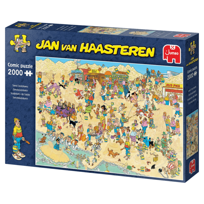Jan van Haasteren - Sand Sculptures - 2000 Brikker - Nordisk Spil