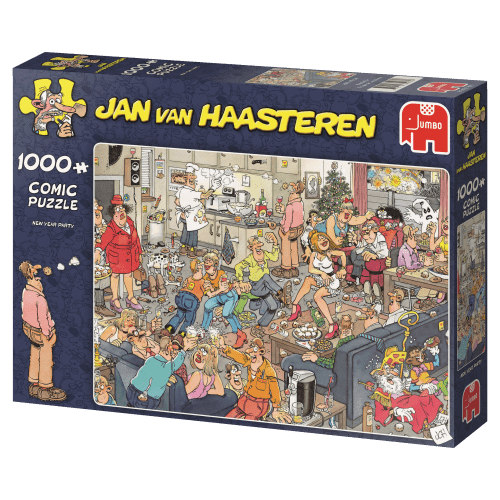 Jan van Haasteren: New Year Party - 1000 brikker - Nordisk Spil