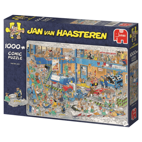 Jan van Haasteren: The Big Leak - 1000 brikker - Nordisk Spil