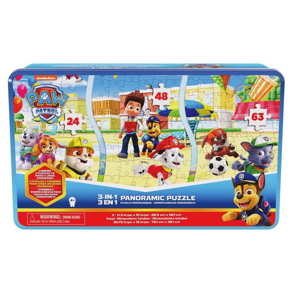 Paw Patrol puslespil - 3 - i - 1 - Nordisk Spil