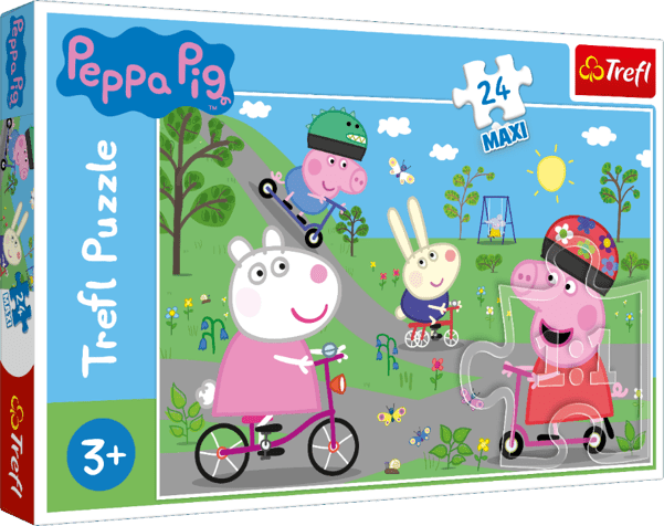 Peppa pig - 24 MAXI brikker - Nordisk Spil