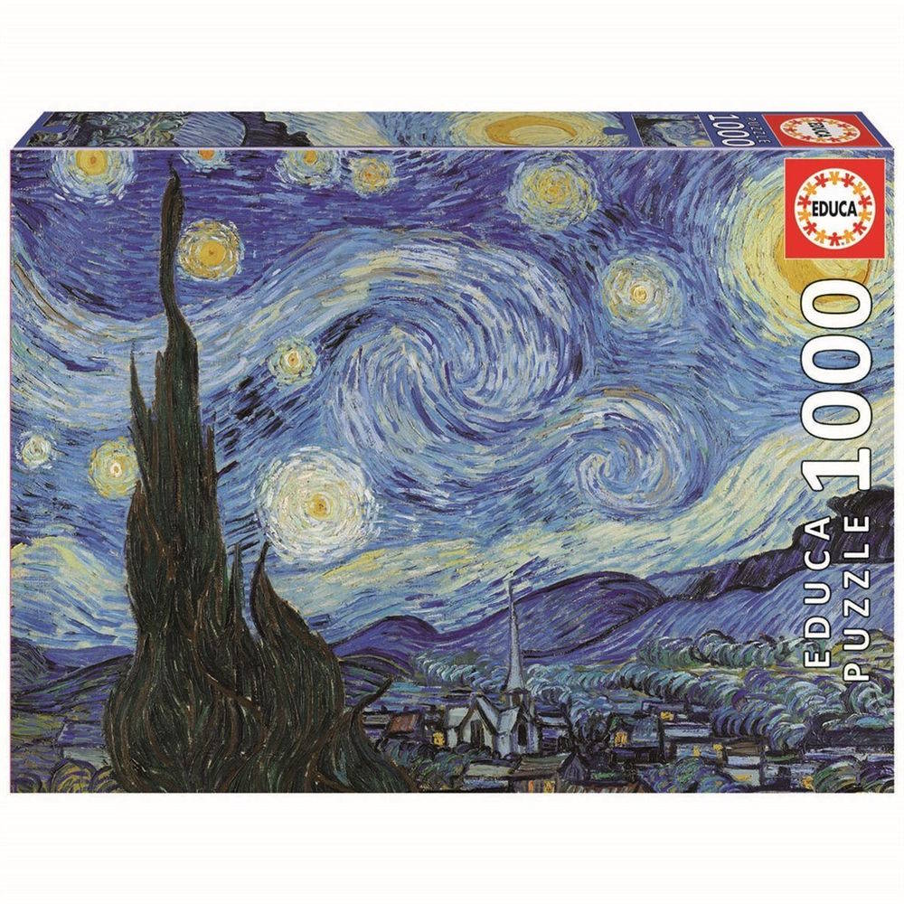 Vincent van Gogh: Stjernenatten - 1000 brikker - Nordisk Spil