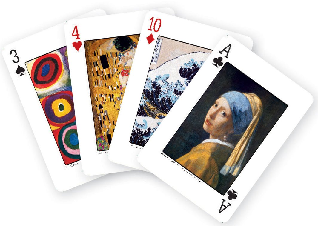 Spillekort med kunst - Nordisk Spil