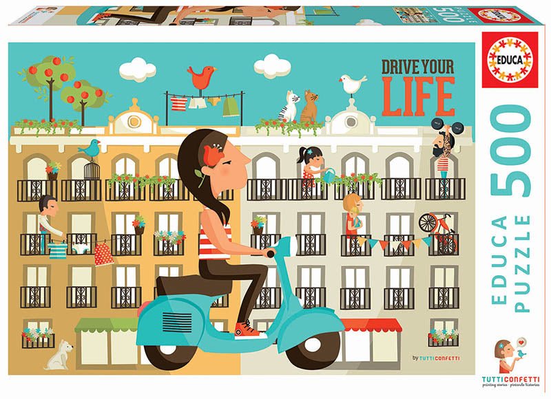 Drive your Life - 500 brikker - Nordisk Spil