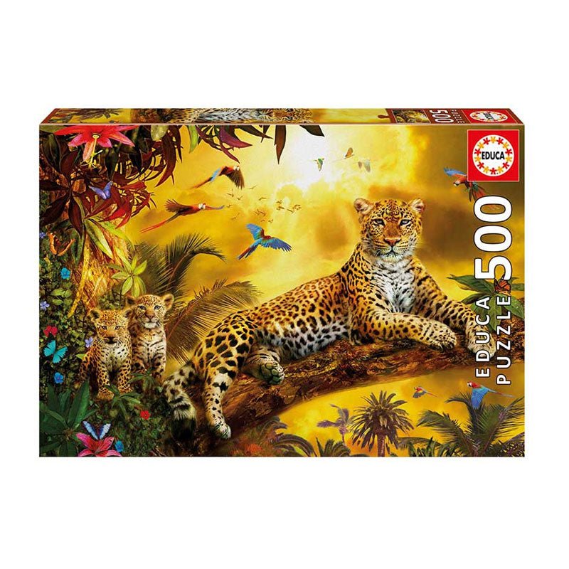 Leopard and his Cubs, 500 brikker - Nordisk Spil