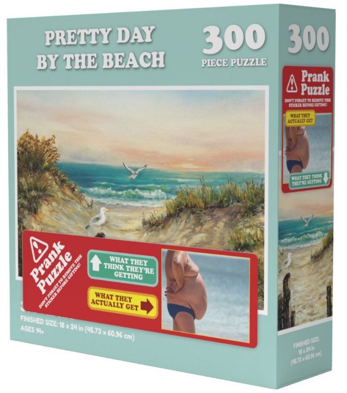 Pretty Day at the Beach - 300 brikker - Nordisk Spil